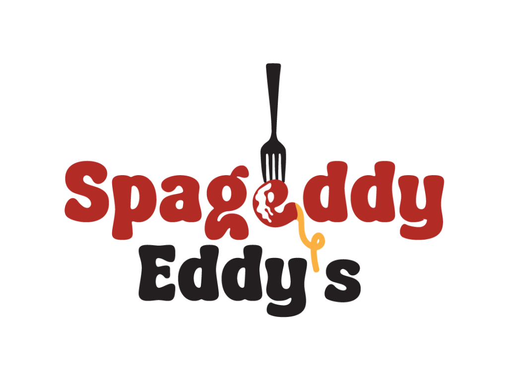 Re-designed Spageddy Eddy's logo